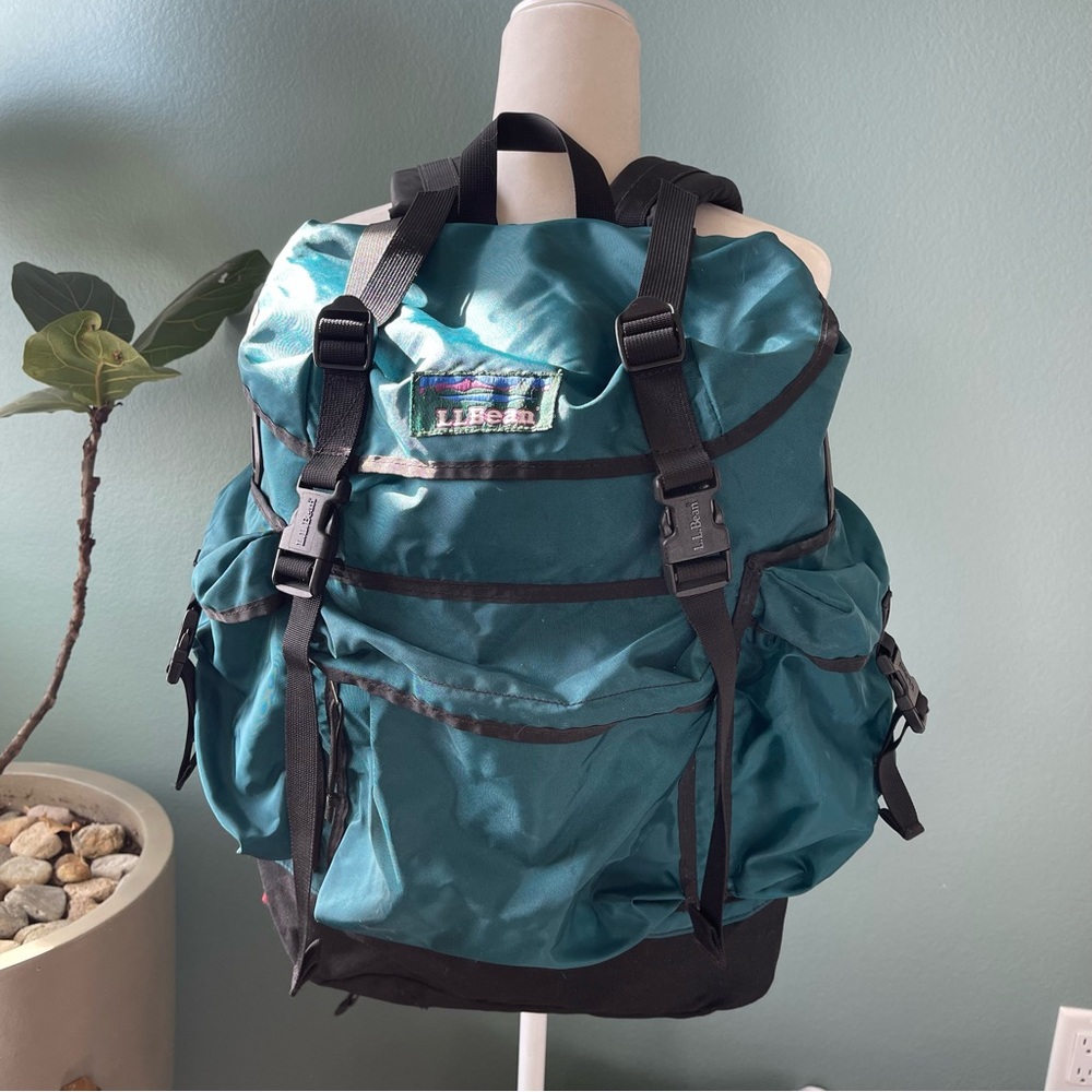 Vintage LL BEAN deluxe continental rucksack backpack